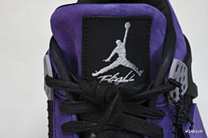 Jordan AJ4-766296 Scott x Travis 4 Purple Air Retro 0808